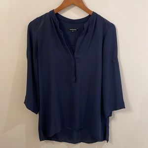 Alice Collection Chiffon 3/4 Roll Sleeve Blouse